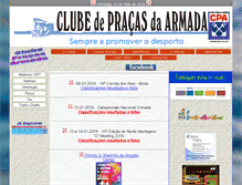 Tablet Screenshot of clubepracasarmada.pt